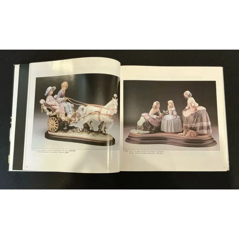 Vintage Lladro  Collectors Series Limitadas & Catalog Book Collection 5pc Lot VG